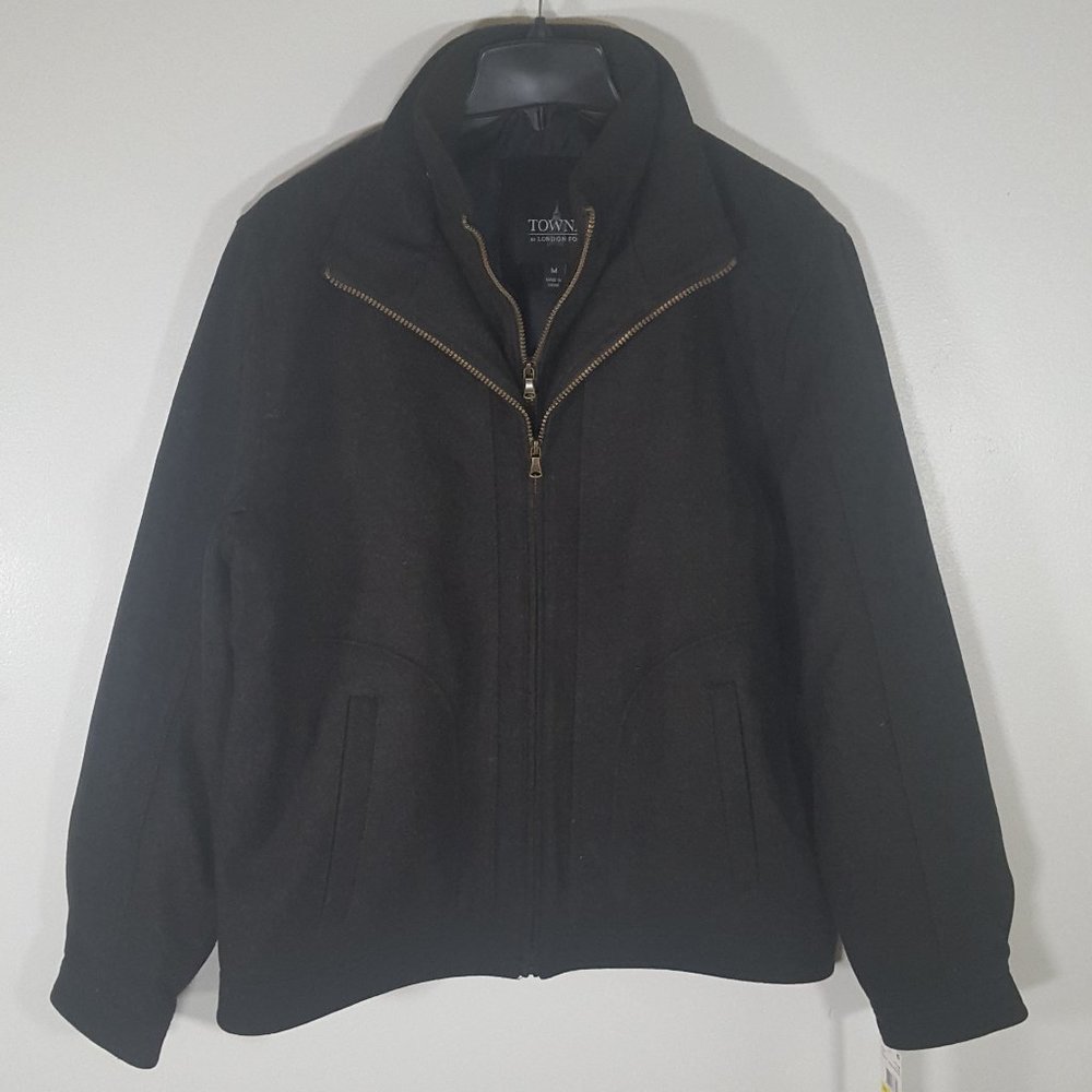 New London Fog Wool Hipster Jacket Size Med - Picture 2 of 8
